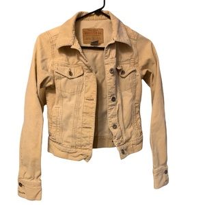 Hollister Corduroy Tan Jacket